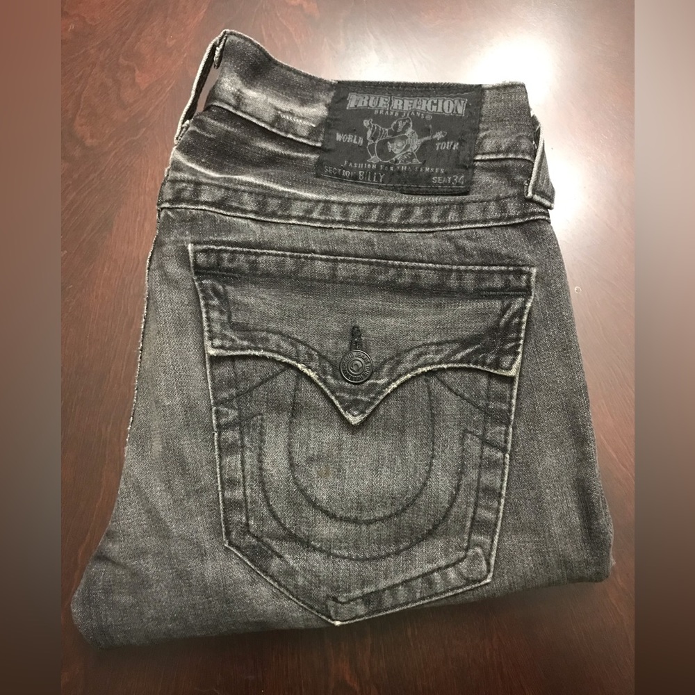 True Religion Brand Jeans Section Billy 30 Seat: 34